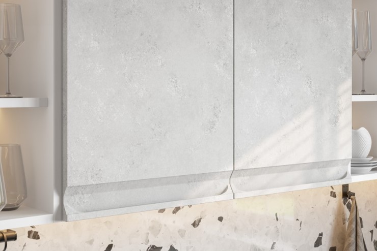 Угловой гарнитур Вельвет, бетон графит/бетон снежный в Южно-Сахалинске - изображение 4