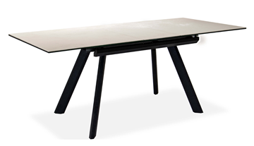 Кухонный раскладной стол Бордо 2CQ 160х90 (Oxide Avorio/Графит) в Южно-Сахалинске - предосмотр 1