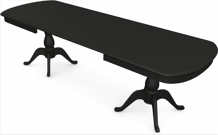 Раздвижной стол Фабрицио-2 исп. Мыло большой 2 вставки, Тон 12 (Морилка/Эмаль) в Южно-Сахалинске - изображение 1