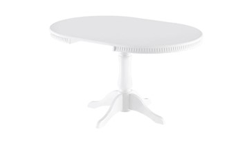 Обеденный раздвижной стол Орландо Т1, цвет Белый матовый (Б-111.02.1) в Южно-Сахалинске - предосмотр 1