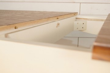 Кухонный раздвижной стол Leontina (ST9338) Бежевый в Южно-Сахалинске - предосмотр 6