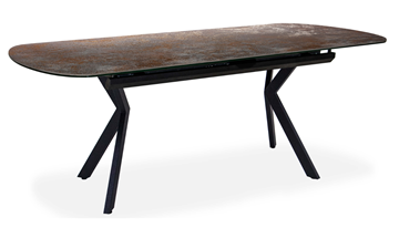 Кухонный стол раскладной Шамони 1CX 140х85 (Oxide Nero/Графит) в Южно-Сахалинске - предосмотр 1