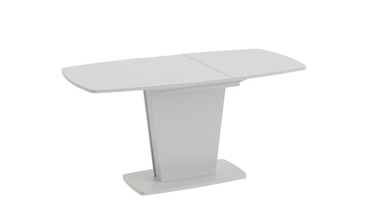 Кухонный раскладной стол Честер тип 2, цвет Белый/Стекло белый глянец в Южно-Сахалинске - изображение 1