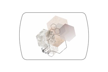 Стол раздвижной Танго, белый/геометрия в Южно-Сахалинске - предосмотр 3