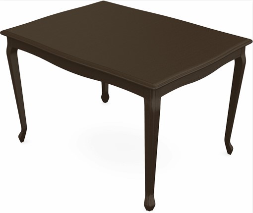 Обеденный раздвижной стол Кабриоль 1400х800, тон 7 (Морилка/Эмаль) в Южно-Сахалинске - изображение