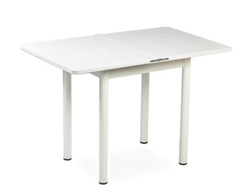 Кухонный пристенный стол СПА-01 СТФ, белый/фотопечать лазурит/опоры прямые белые в Южно-Сахалинске - предосмотр 1