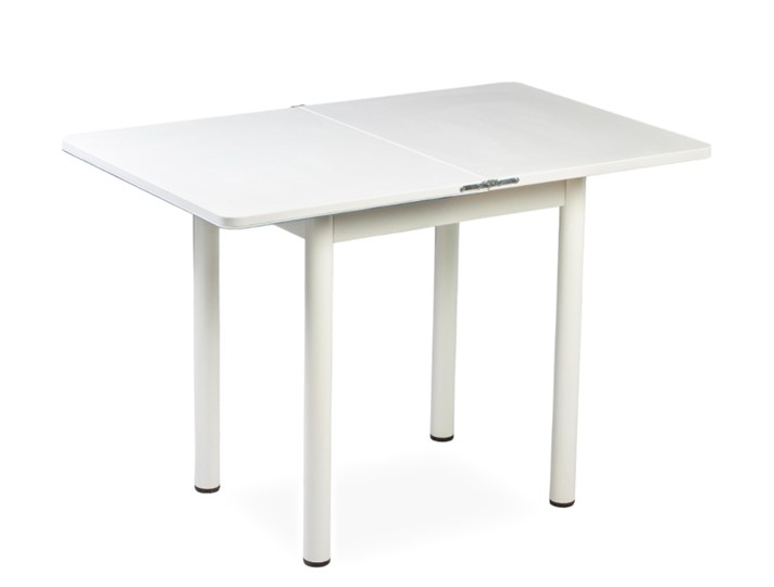 Кухонный пристенный стол СПА-01 СТФ, белый/фотопечать лазурит/опоры прямые белые в Южно-Сахалинске - изображение 1