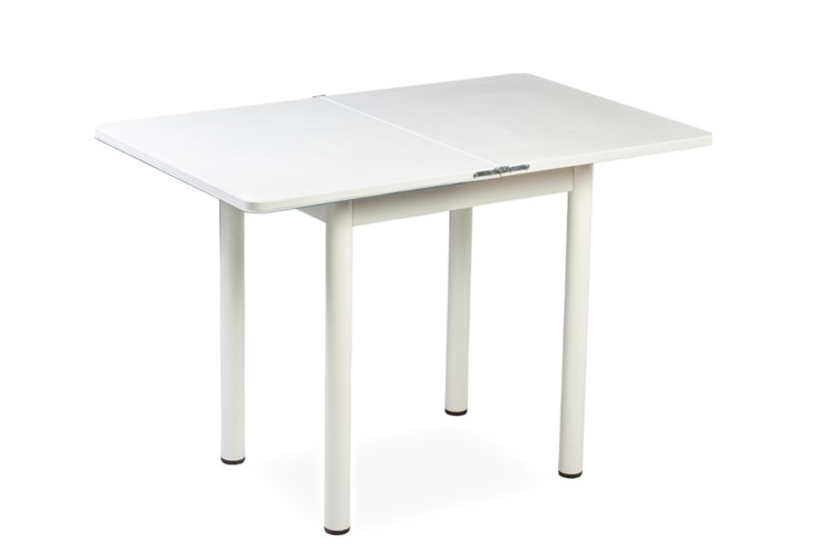 Кухонный пристенный стол СПА-02 СТФ, белый/фотопечать лазурит/опоры белый в Южно-Сахалинске - изображение 1