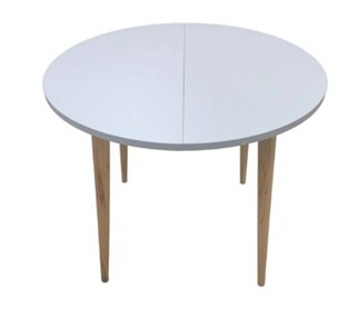 Кухонный стол круглый Серый камень 90*90 см ЛДСП в Южно-Сахалинске - предосмотр 2