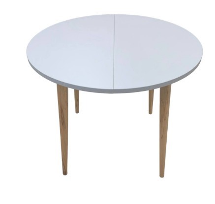 Кухонный стол круглый Серый камень 90*90 см ЛДСП в Южно-Сахалинске - изображение 2