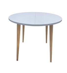 Кухонный стол круглый Серый камень 90*90 см ЛДСП в Южно-Сахалинске - предосмотр 3