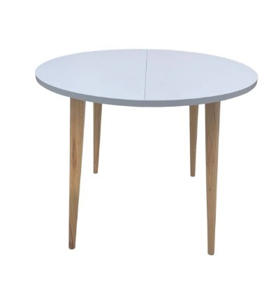 Кухонный стол круглый Серый камень 90*90 см ЛДСП в Южно-Сахалинске - изображение 3