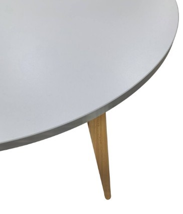 Кухонный стол круглый Серый камень 90*90 см ЛДСП в Южно-Сахалинске - изображение 8