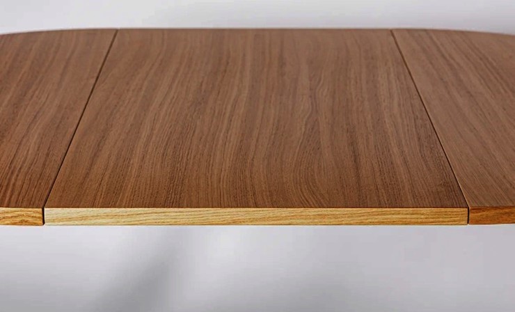 Кухонный стол круглый Шпон Дуба д. 90 см МДФ в Южно-Сахалинске - изображение 14