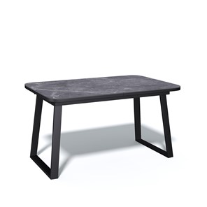 Раздвижной стол AZ1200 (черный/керамика мрамор черный) в Южно-Сахалинске