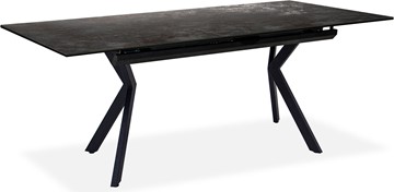 Кухонный раздвижной стол Бордо 3CX 180х95 (Oxide Nero/Графит) в Южно-Сахалинске - предосмотр 1