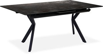 Кухонный раздвижной стол Бордо 3CX 180х95 (Oxide Nero/Графит) в Южно-Сахалинске - предосмотр