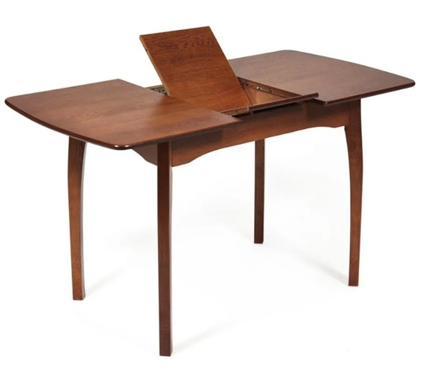 Кухонный стол раздвижной Caterina, бук/мдф, 100+30x70x75, коричневый арт.14122 в Южно-Сахалинске - изображение 1