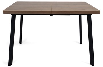 Кухонный стол раздвижной Дали-2L(ноги черные, дуб табако) в Южно-Сахалинске - предосмотр 1