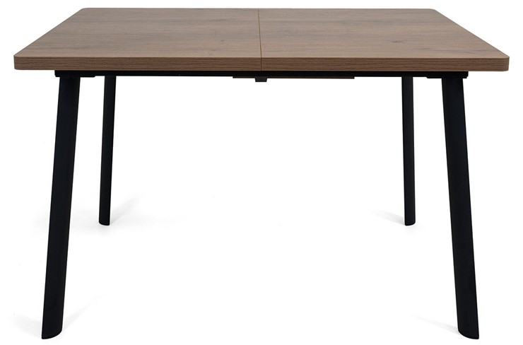 Кухонный стол раздвижной Дали-2L(ноги черные, дуб табако) в Южно-Сахалинске - изображение 1