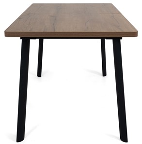 Кухонный стол раздвижной Дали-2L(ноги черные, дуб табако) в Южно-Сахалинске - предосмотр 2