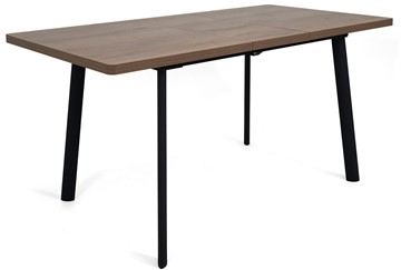 Обеденный раздвижной стол Дали-1L(ноги черные, дуб табако) в Южно-Сахалинске - предосмотр 3