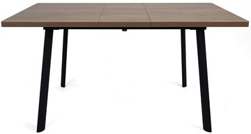 Кухонный стол раздвижной Дали-2L(ноги черные, дуб табако) в Южно-Сахалинске - предосмотр 5
