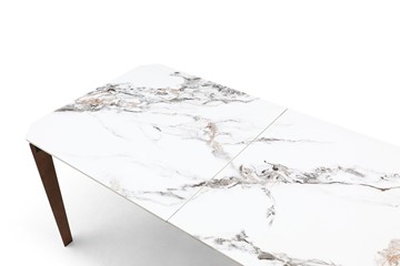 Кухонный раскладной стол DT8843CW (180) белый мрамор  керамика в Южно-Сахалинске - предосмотр 11