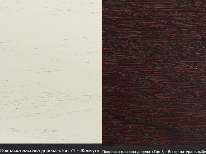 Кухонный стол раздвижной Фабрицио-1 исп. Эллипс, Тон 9 Покраска + патина с прорисовкой (на столешнице) в Южно-Сахалинске - изображение 14