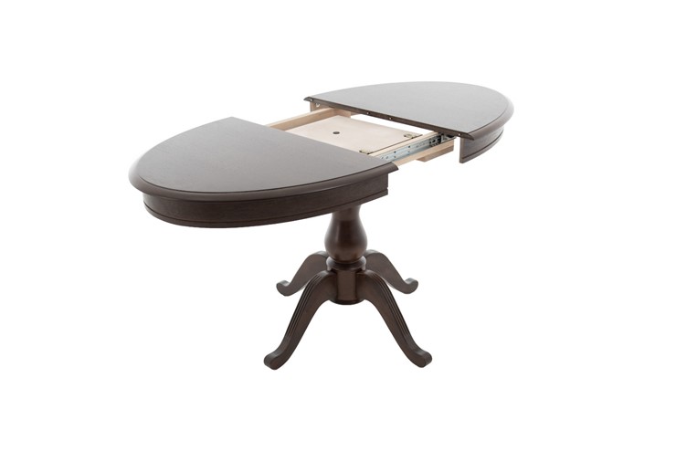 Кухонный стол раздвижной Фабрицио-1 исп. Эллипс, Тон 9 Покраска + патина с прорисовкой (на столешнице) в Южно-Сахалинске - изображение 2