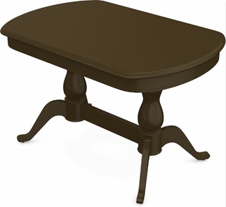 Кухонный раздвижной стол Фабрицио-2 исп. Мыло 1200, Тон 5 Покраска + патина с прорисовкой (на столешнице) в Южно-Сахалинске
