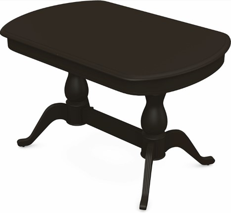 Кухонный раздвижной стол Фабрицио-2 исп. Мыло 1600, Тон 11 Покраска + патина с прорисовкой (на столешнице) в Южно-Сахалинске - изображение