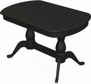 Обеденный раздвижной стол Фабрицио-2 исп. Мыло 1600, Тон 12 Покраска + патина с прорисовкой (на столешнице) в Южно-Сахалинске