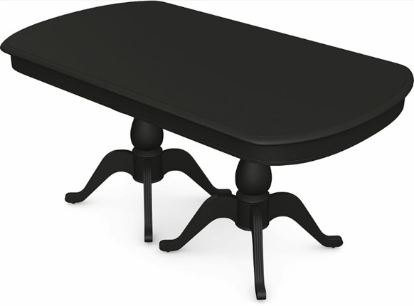 Обеденный раздвижной стол Фабрицио-2 исп. Мыло большой 2 вставки, Тон 12 Покраска + патина (в местах фрезеровки) в Южно-Сахалинске - изображение
