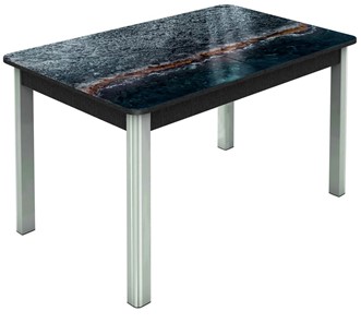 Раздвижной стол Гамбург исп. 1, ноги метал. крашеные №23 (Exclusive h138/черный) в Южно-Сахалинске