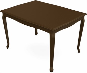 Кухонный стол раздвижной Кабриоль 1200х800, тон 4 Покраска + патина с прорисовкой (на столешнице) в Южно-Сахалинске - предосмотр