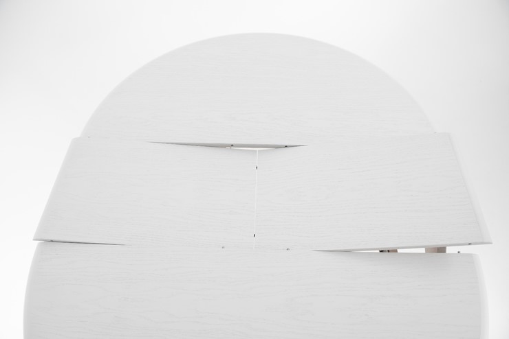 Стол раздвижной Кабриоль исп. Круг 1050, тон 40 (Морилка/Эмаль) в Южно-Сахалинске - изображение 3
