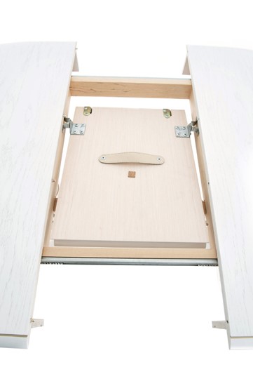 Кухонный раздвижной стол Леонардо-2 исп. Овал, тон 4 (Морилка/Эмаль) в Южно-Сахалинске - изображение 4