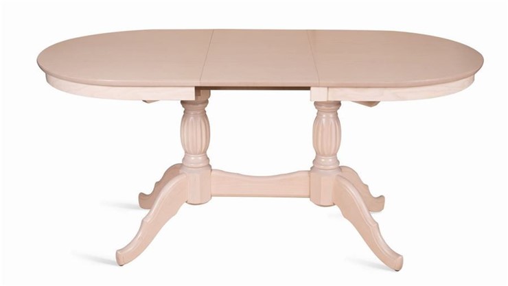 Кухонный стол раздвижной Лилия-1300 (беленый дуб) 78,5x82x130+35 в Южно-Сахалинске - изображение 1