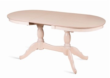 Кухонный стол раздвижной Лилия-1300 (беленый дуб) 78,5x82x130+35 в Южно-Сахалинске - предосмотр 2