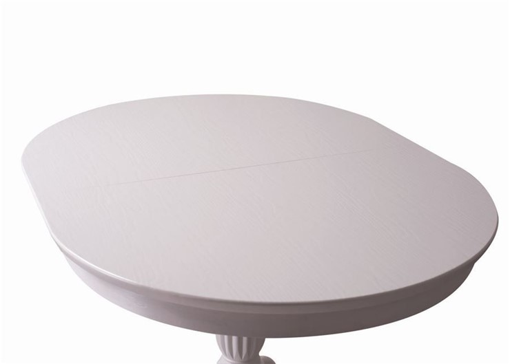 Стол раздвижной Лилия (белая эмаль) 78,5x82x110+35 в Южно-Сахалинске - изображение 4