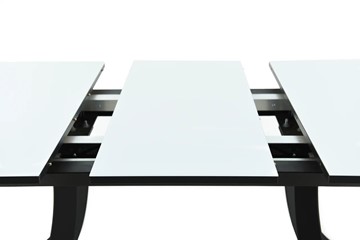 Кухонный стол раскладной Милан Стекло Opti (Белое) в Южно-Сахалинске - предосмотр 12