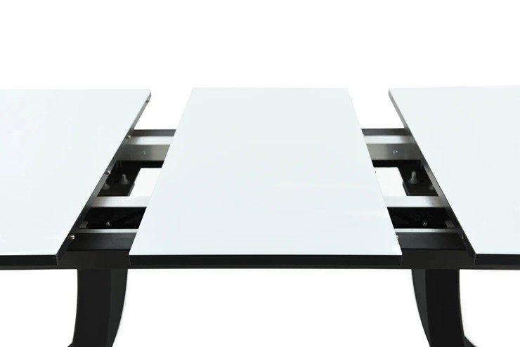 Кухонный стол раскладной Милан Стекло Opti (Белое) в Южно-Сахалинске - изображение 12
