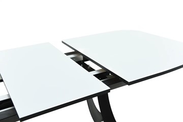 Кухонный стол раскладной Милан Стекло Opti (Белое) в Южно-Сахалинске - предосмотр 13