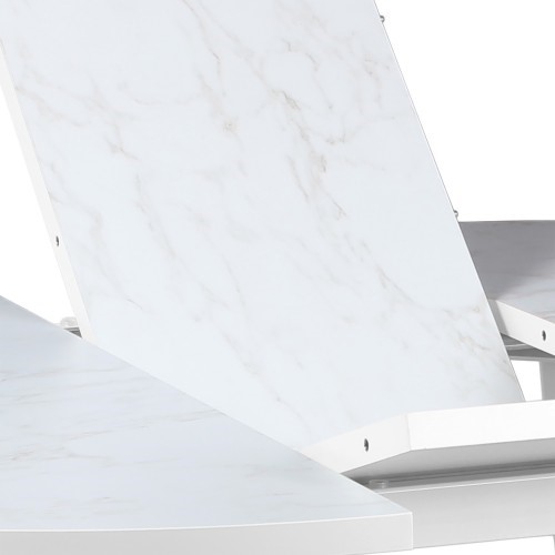 Кухонный стол раздвижной Опера, СРП С-041, мрамор синоп в Южно-Сахалинске - изображение 2