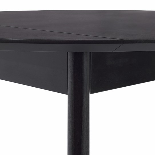 Обеденный раздвижной стол Орион Drop Leaf 100, Черный в Южно-Сахалинске - изображение 5