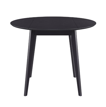 Обеденный раздвижной стол Орион Drop Leaf 100, Черный в Южно-Сахалинске - изображение