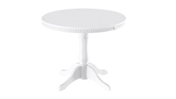 Обеденный раздвижной стол Орландо Т1, цвет Белый матовый (Б-111.02.1) в Южно-Сахалинске - изображение