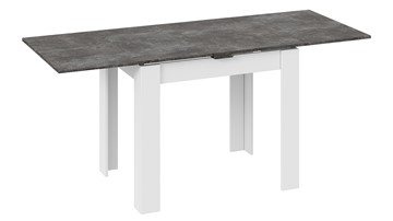 Кухонный стол раздвижной Промо тип 3 (Белый/Ателье темный) в Южно-Сахалинске - предосмотр 1