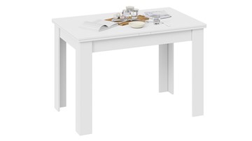Кухонный стол раскладной Промо тип 4 (Белый/Белый) в Южно-Сахалинске - предосмотр 2